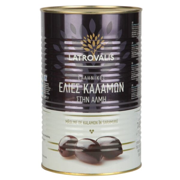 Оливки каламон Latrovalis с косточками ж/б - 4,25 кг