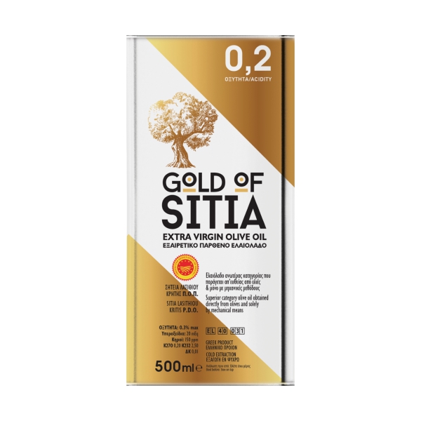 Оливковое масло Gold of Sitia 02 (Extra Virgin) - 500мл