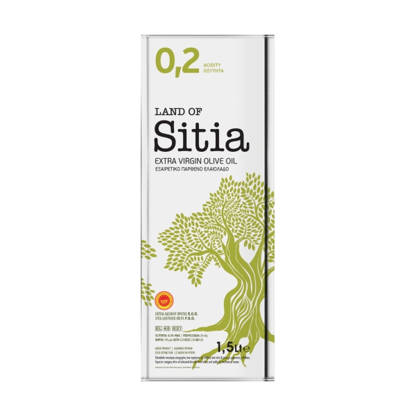 Оливковое масло Land of Sitia 02 (Extra Virgin) - 1,5л
