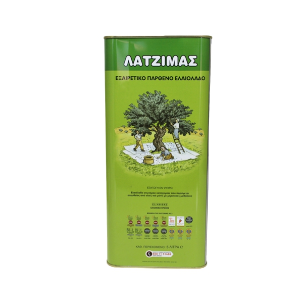 Оливковое масло Latzimas (Extra Virgin) - 5л