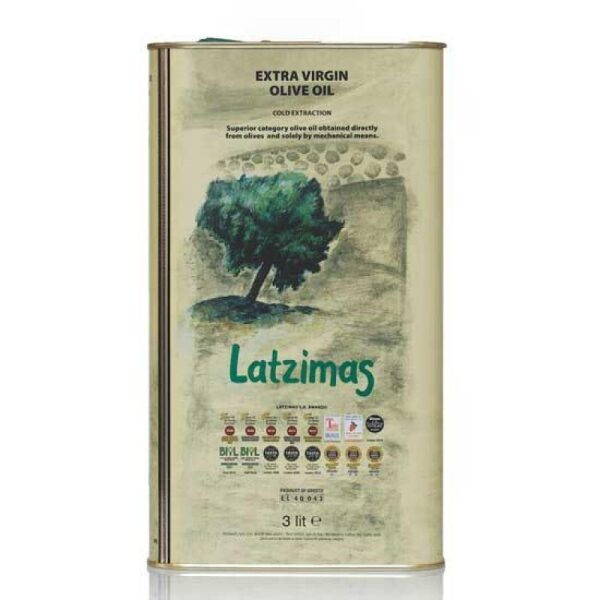 Оливковое масло Latzimas (Extra Virgin) - 3л