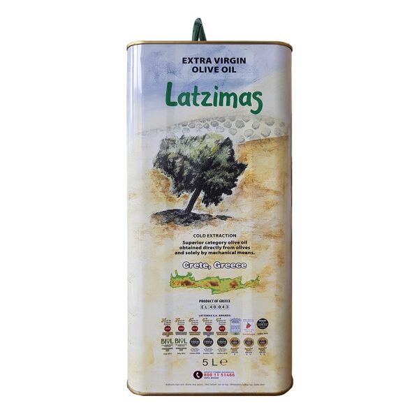 Оливковое масло Latzimas (Extra Virgin) - 5л