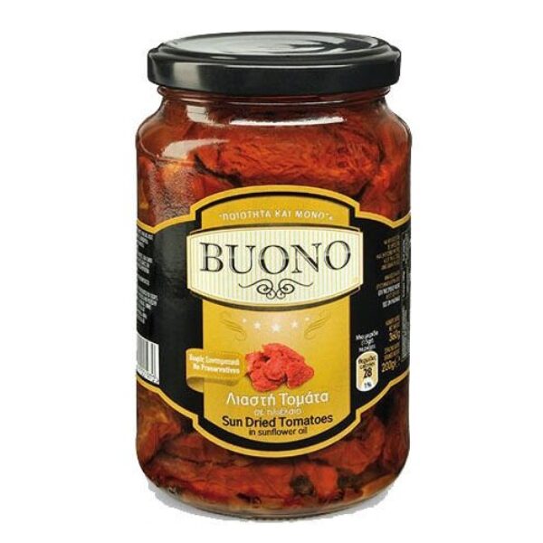 Вяленые томаты в масле со специями Buono - 365 гр